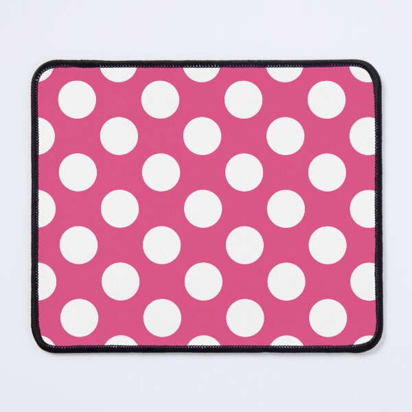Item preview, Large white polka dots on pink designed and sold by Nolan6.