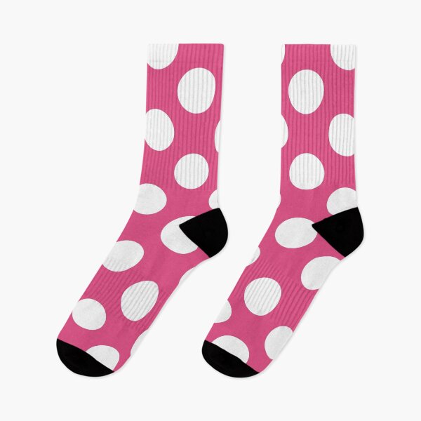 Item preview, Large white polka dots on pink designed and sold by Nolan6.