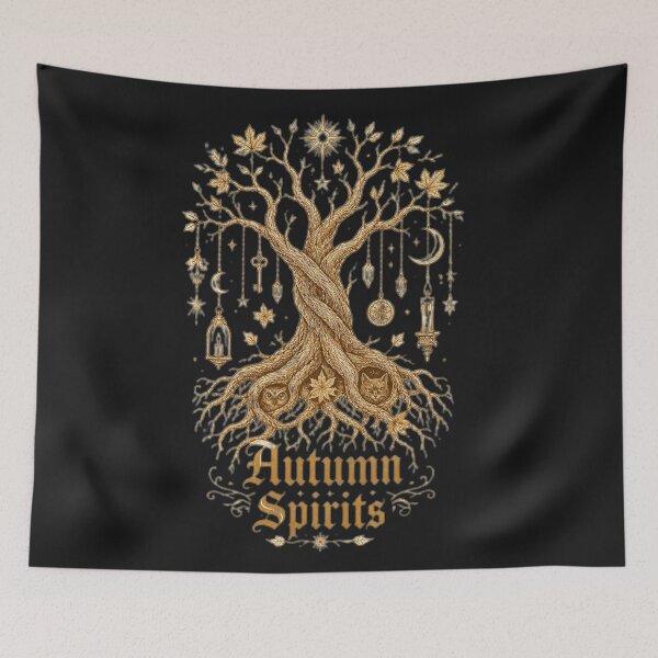 Item preview, Golden Autumn Spirits Tree designed and sold by EdicrisR.