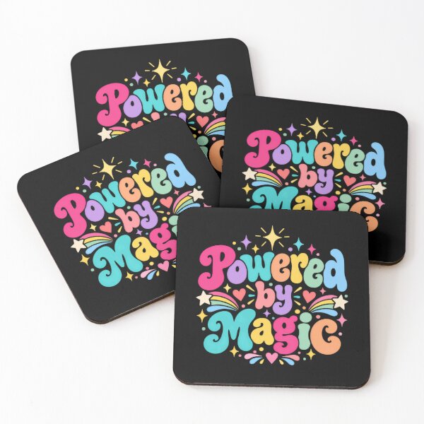 Item preview, Powered By Magic Mystical Fantasy Lover Spiritual Affirmation designed and sold by RetroMini2026.