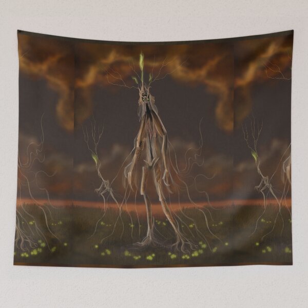 Item preview, Electric Autumn Spirit, handpainted fantasyart designed and sold by AK-Hevonen.