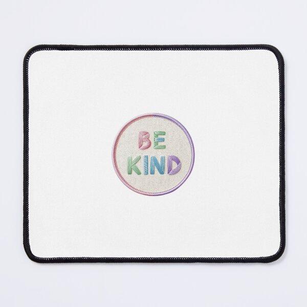 Item preview, Be Kind Embroidered Iron On Patch – Bold Typography Design designed and sold by Peecoo.