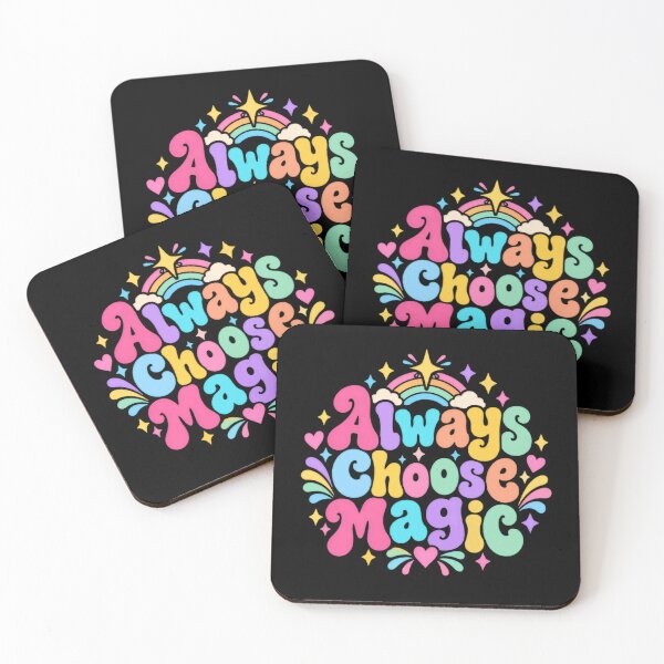 Item preview, Always Choose Magic Positive Inspiration Whimsical Fantasy Affirmation designed and sold by RetroMini2026.