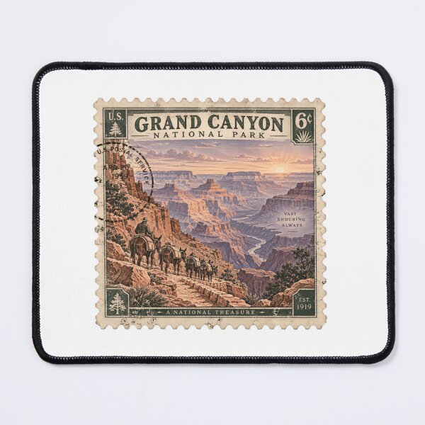 Item preview, Grand Canyon National Park US Postal Service Travel Souvenir designed and sold by Simsimah26Parks.