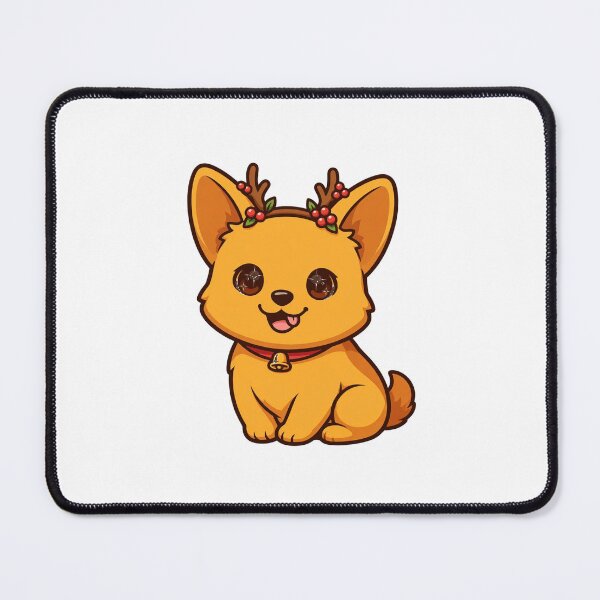 Item preview, Kawaii Christmas Corgi Shirt – Cute Puppy Holiday Tee designed and sold by KERK Art and Design.