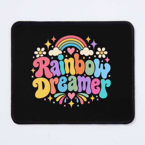 Item preview, Rainbow Dreamer Groovy Retro Hippie Boho Positive Optimistic designed and sold by RetroMini2026.