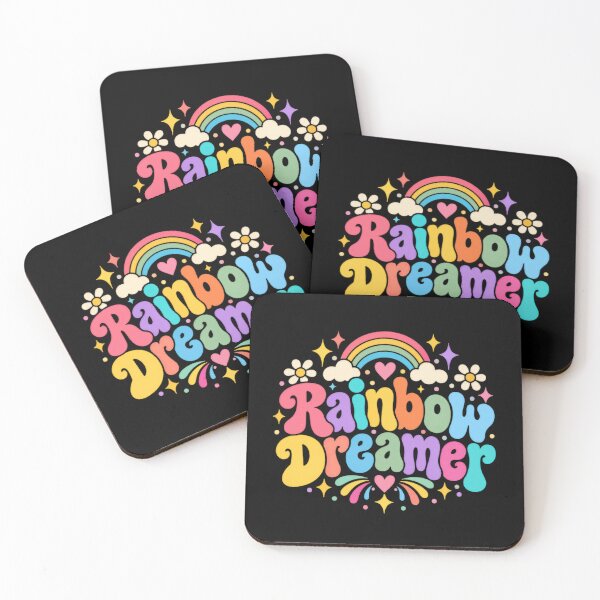 Item preview, Rainbow Dreamer Groovy Retro Hippie Boho Positive Optimistic designed and sold by RetroMini2026.