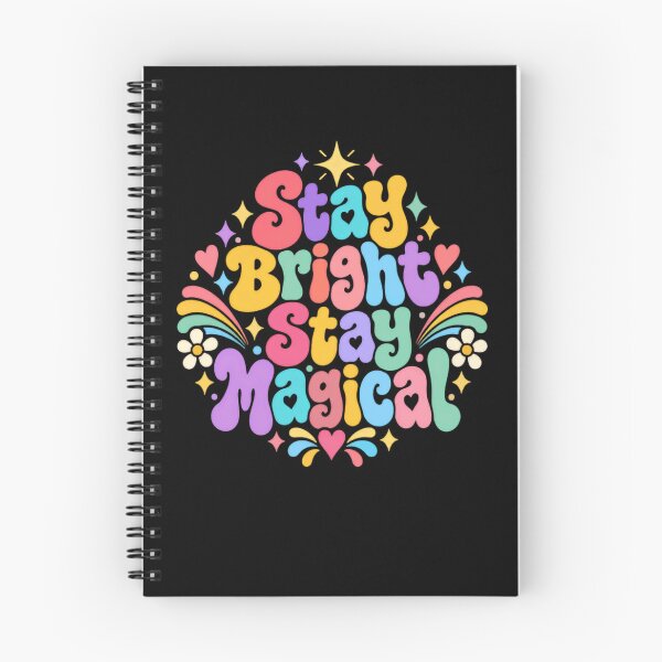 Item preview, Stay Bright Stay Magical Positive Affirmation Motivational Quote Good Vibes designed and sold by HumansStuck12.