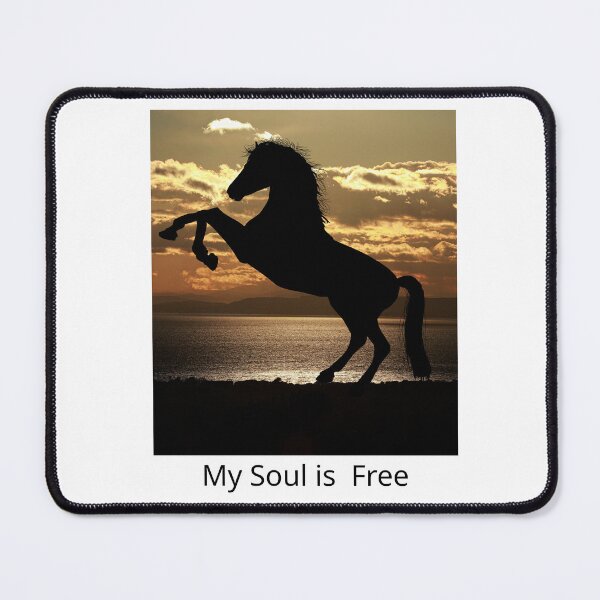 Item preview, My Soul Is Free With My Horse  designed and sold by Artbyme12.