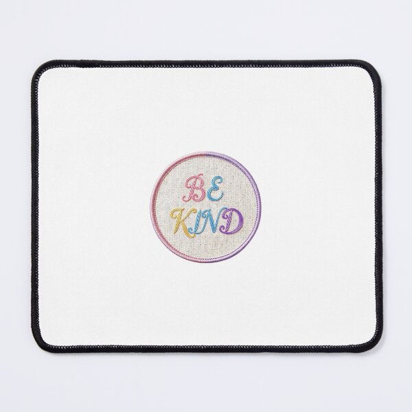 Item preview, Be Kind Embroidered Iron On Patch – Bold Typography Design designed and sold by Peecoo.