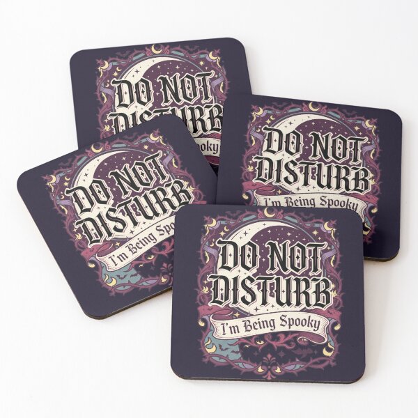 Item preview, Do Not Disturb I'm Being Spooky Vintage Gothic Moon and Bats Aesthetic designed and sold by Pick&Grin.