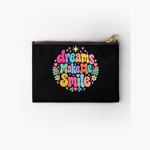 Item preview, Dreams Make Me Smile Happy Life Quote Optimistic Mindset designed and sold by HumansStuck12.