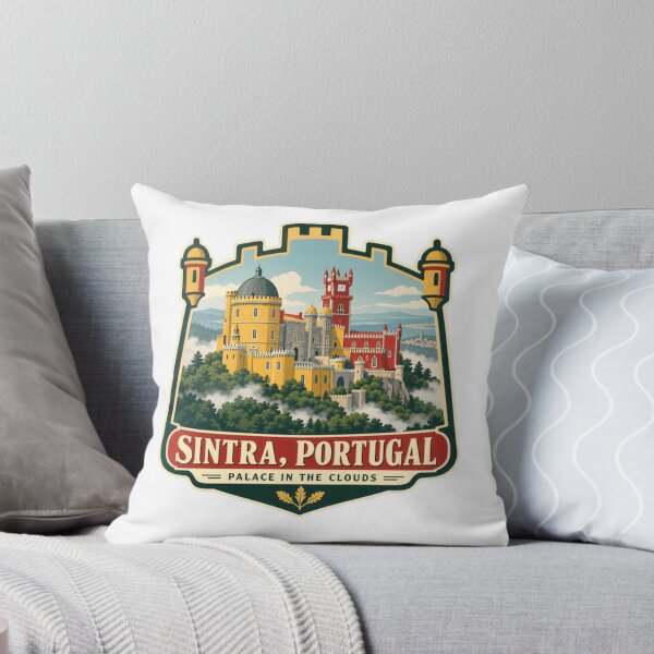 Item preview, Sintra, Portugal Palace In The Clouds Landmark Souvenir designed and sold by Simsimah26Parks.