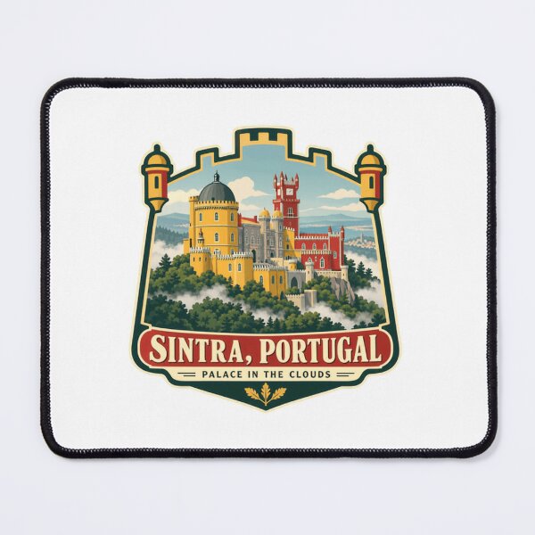 Item preview, Sintra, Portugal Palace In The Clouds Landmark Souvenir designed and sold by Simsimah26Parks.