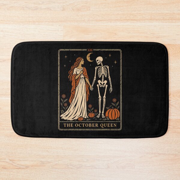 Item preview, The October Queen Vintage Halloween Skeleton Tarot Card designed and sold by darriahad.
