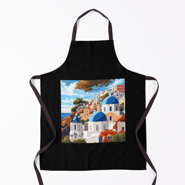 Item preview, Santorini Island Greece Breathtaking Cliffside Scenic Digital Art  designed and sold by DEC02.