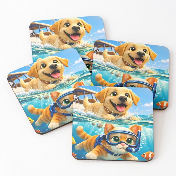 Item preview, Richie & Mika: Ocean Swimming & Snorkeling Fun designed and sold by DreamBig-Shop.