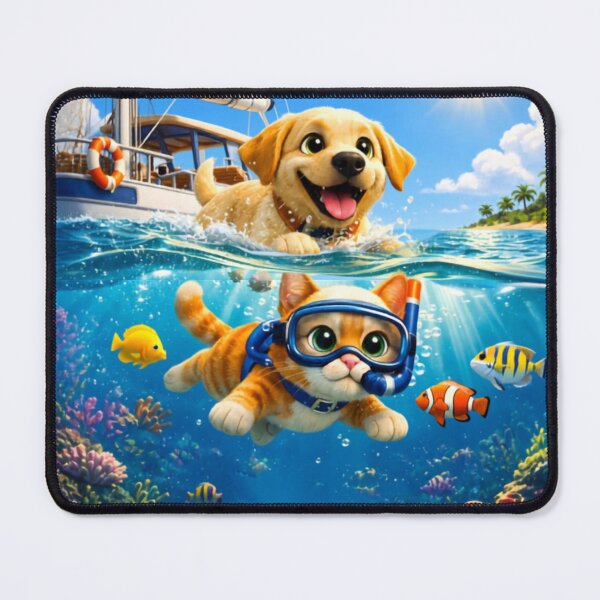 Item preview, Richie & Mika: Ocean Swimming & Snorkeling Fun designed and sold by DreamBig-Shop.