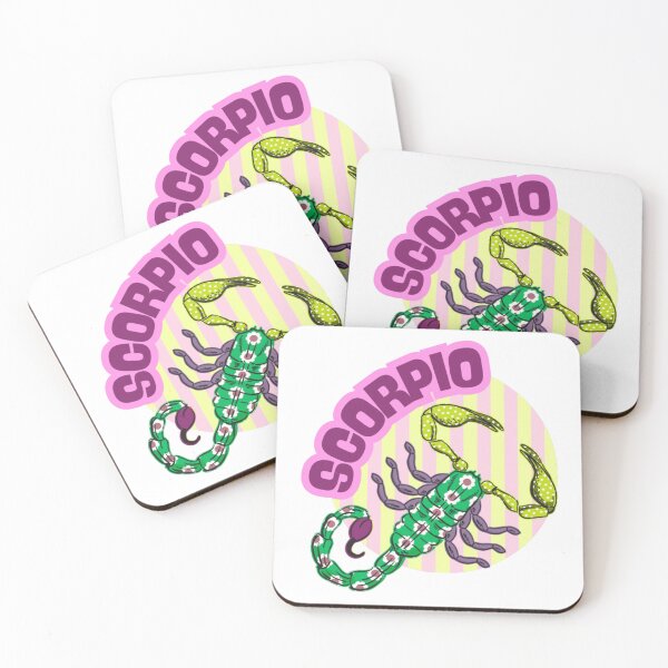 Item preview, Scorpio- green & pink scorpion  designed and sold by priyankajustine.