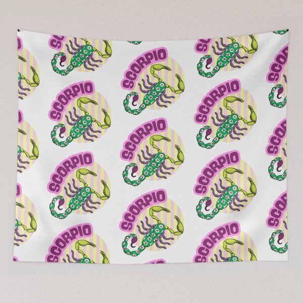 Item preview, Scorpio- green & pink scorpion  designed and sold by priyankajustine.