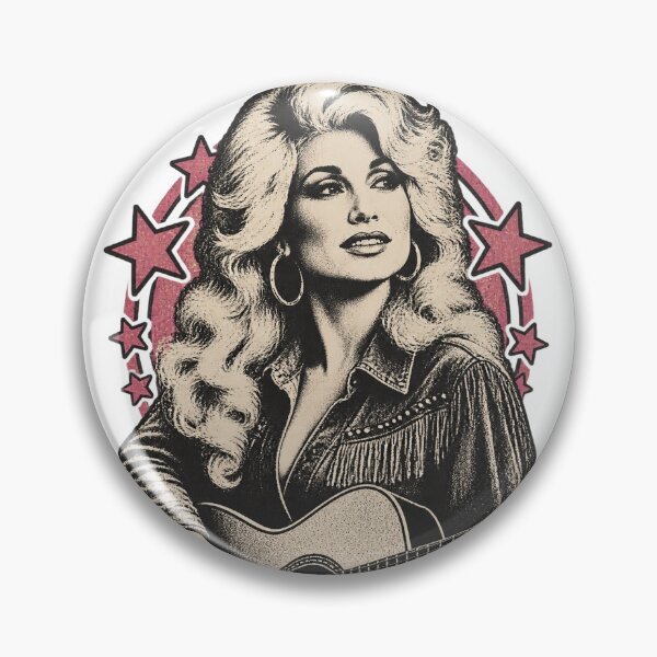 Item preview, Vintage Style Dolly Parton Inspired Design for Music and Retro Fans designed and sold by SilverNox.
