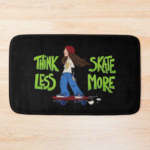 Item preview, Think Less Skate More designed and sold by VaniTee Fair.