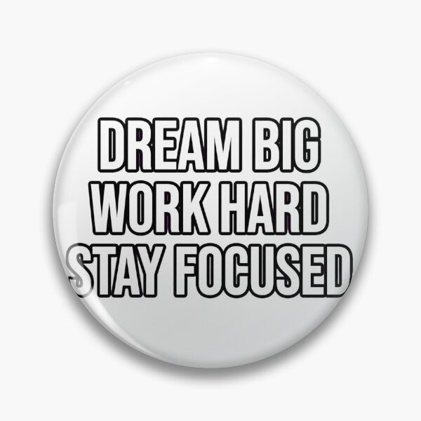 Item preview, Dream Big Work Hard Stay Focused - Motivational Typography PNG Transparent designed and sold by Leader  Shirt.