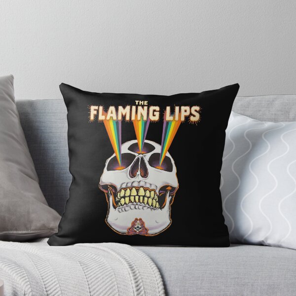 Item preview, The Flamings Lipss Psychedelic Skull Rainbow designed and sold by WrightinMatthew.