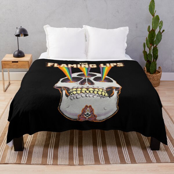 Item preview, The Flamings Lipss Psychedelic Skull Rainbow designed and sold by WrightinMatthew.