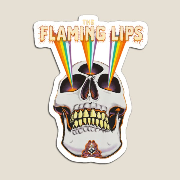 Item preview, The Flamings Lipss Psychedelic Skull Rainbow designed and sold by WrightinMatthew.