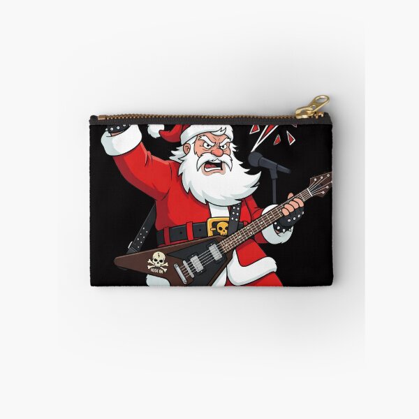 Item preview, Copy of Sleigher Santa Claus Rock On Goth Heavy Metal Christmas Quote designed and sold by w66aboo.