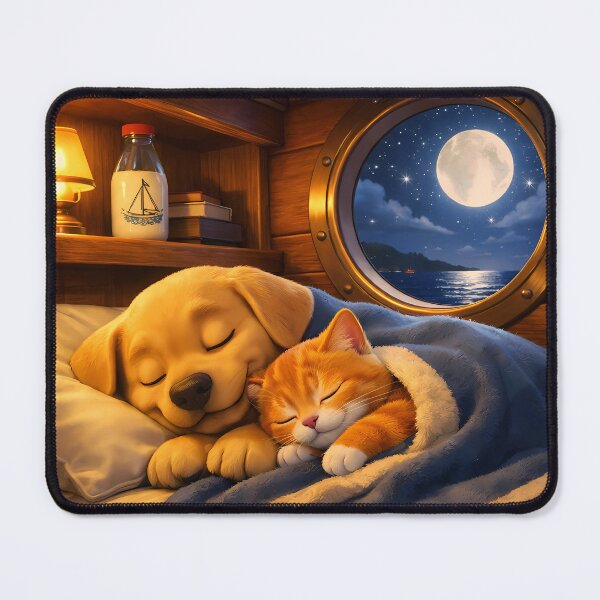 Item preview, Cozy Sleeping Dog & Cat Boat Cabin designed and sold by DreamBig-Shop.