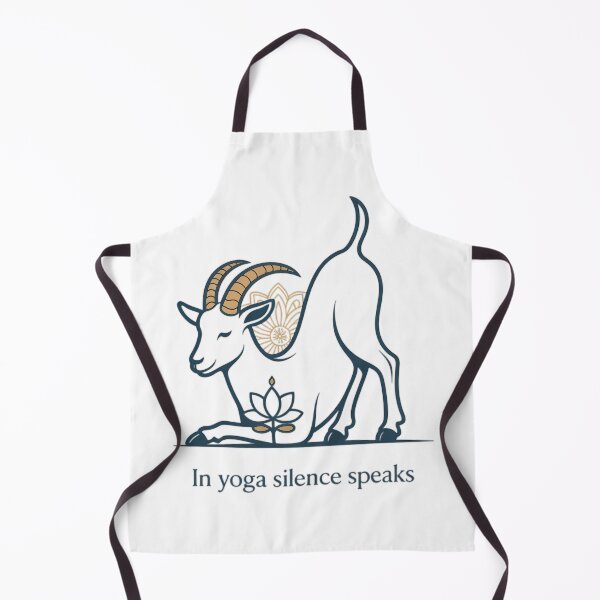 Item preview, Zen Goat Yoga Silence Speaks Mandala Art designed and sold by 108stillness.