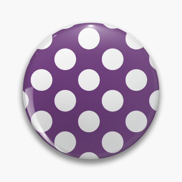 Item preview, Large white polka dots on purple designed and sold by Nolan6.