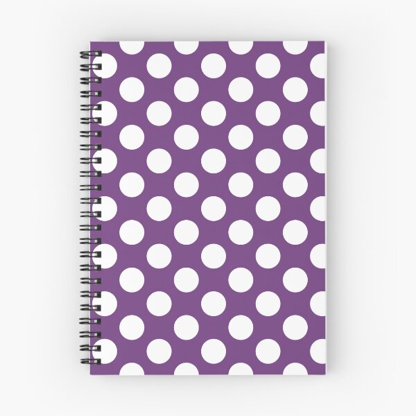Item preview, Large white polka dots on purple designed and sold by Nolan6.