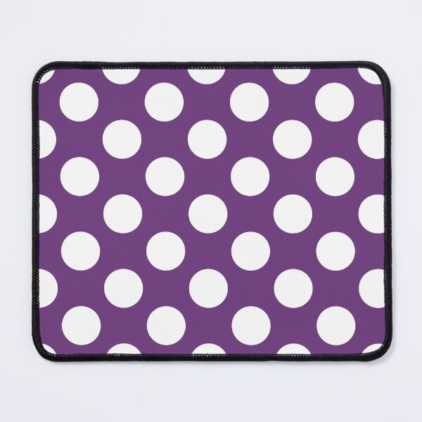 Item preview, Large white polka dots on purple designed and sold by Nolan6.