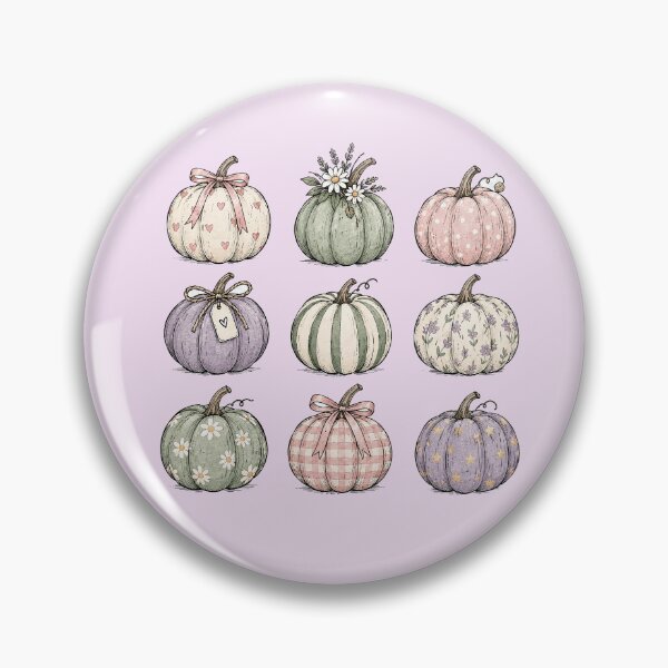 Item preview, Nine Cute Autumn Pumpkins – Soft Watercolor Fall Collection designed and sold by Verycutethings.