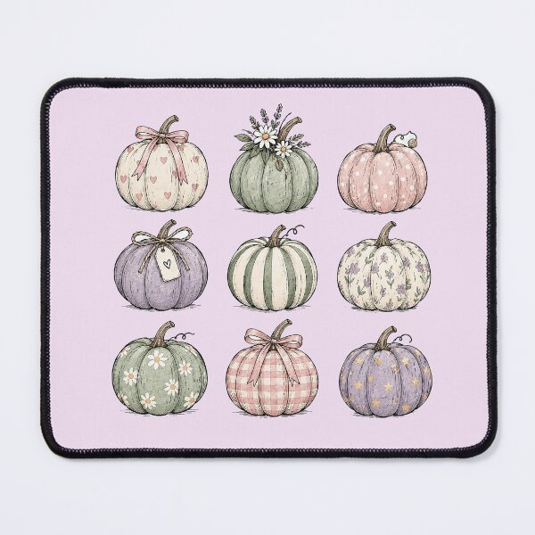Item preview, Nine Cute Autumn Pumpkins – Soft Watercolor Fall Collection designed and sold by Verycutethings.