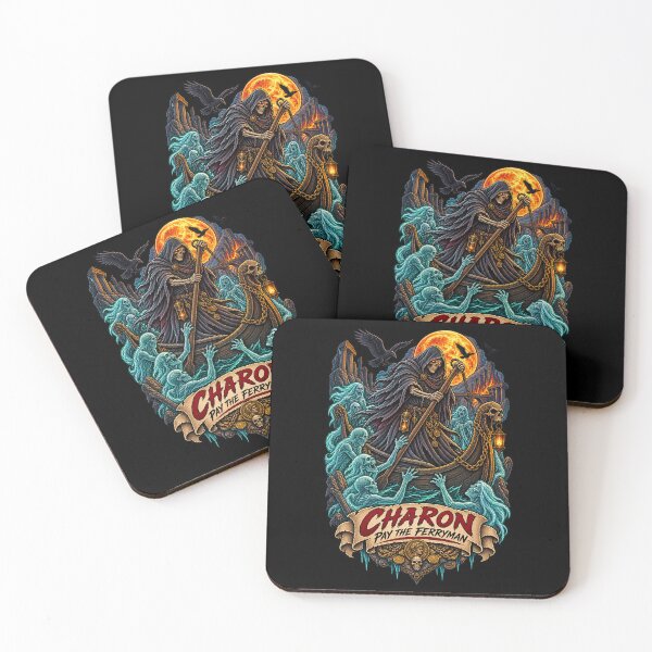 Item preview, Charon Pay the Ferryman Greek Mythology designed and sold by Gabriela Mihai.