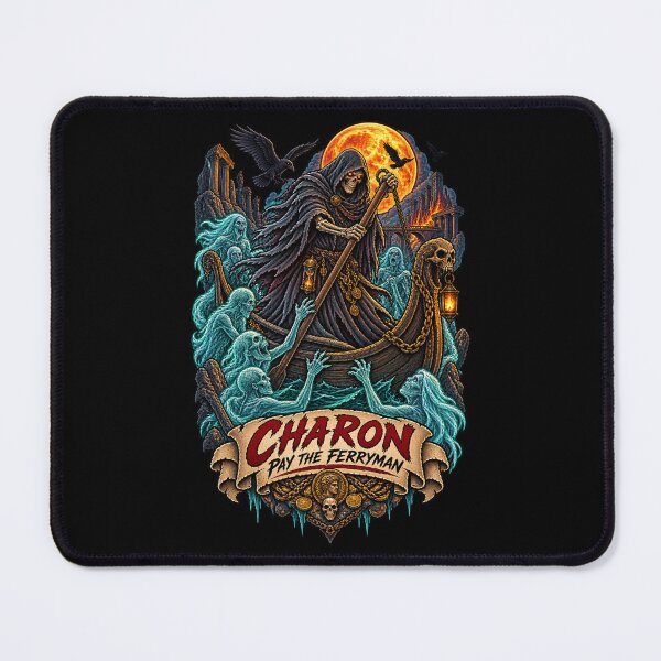 Item preview, Charon Pay the Ferryman Greek Mythology designed and sold by Gabriela Mihai.