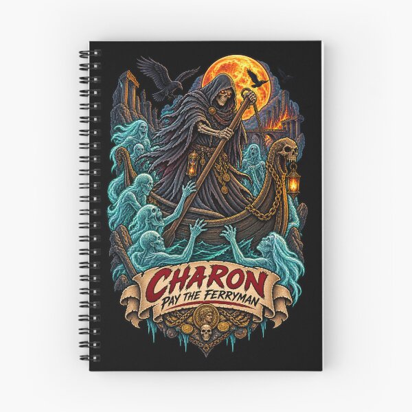 Item preview, Charon Pay the Ferryman Greek Mythology designed and sold by Gabriela Mihai.