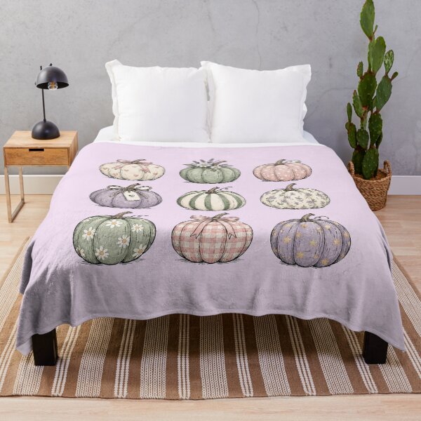 Item preview, Nine Cute Autumn Pumpkins – Soft Watercolor Fall Collection designed and sold by Verycutethings.