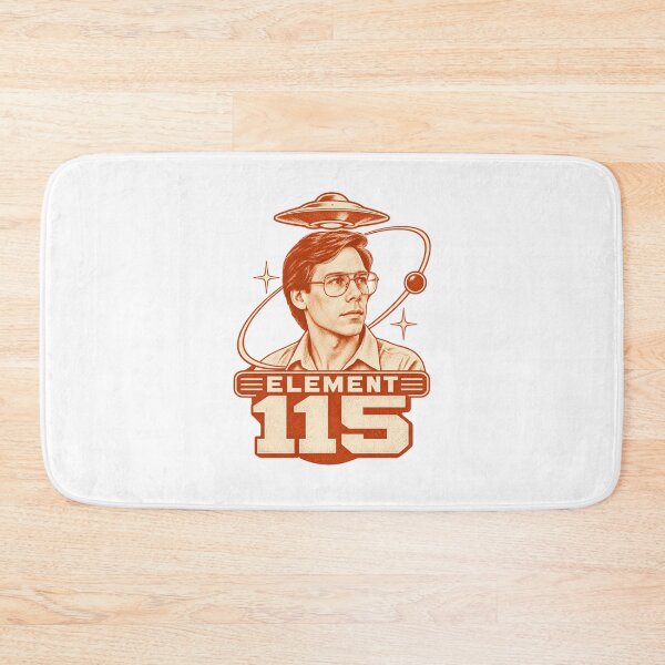 Item preview, Element 115 - Bob Lazar Retro UFO Portrait designed and sold by thefreezoneart.