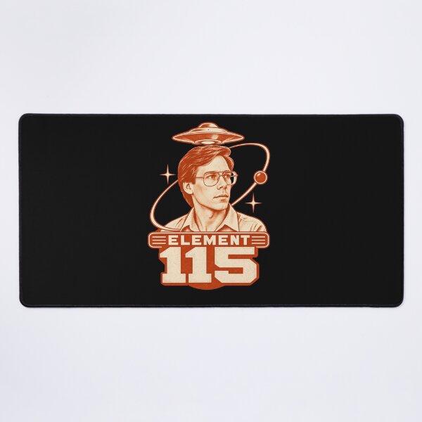 Item preview, Element 115 - Bob Lazar Retro UFO Portrait designed and sold by thefreezoneart.