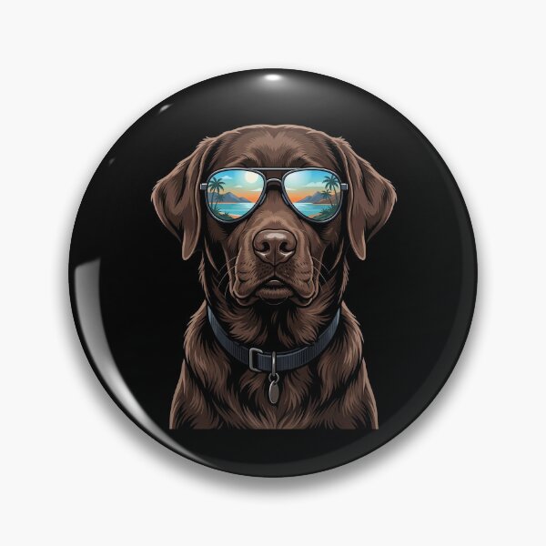 Item preview, Chocolate Labrador Sunglasses Beach Summer designed and sold by Loona97.