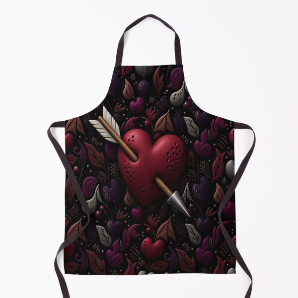 Item preview, 3D Gothic Pierced Heart with Arrow Dark Romance designed and sold by Breezes-of-Ida.