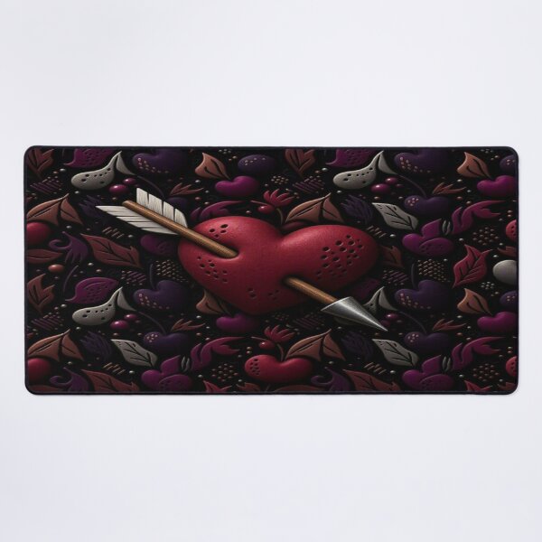 Item preview, 3D Gothic Pierced Heart with Arrow Dark Romance designed and sold by Breezes-of-Ida.