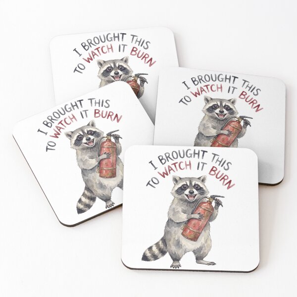Item preview, Chaos Raccoon Fire Extinguisher designed and sold by Tiffany Roy.