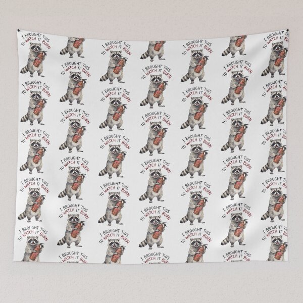 Item preview, Chaos Raccoon Fire Extinguisher designed and sold by Tiffany Roy.