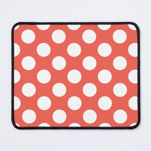 Item preview, Large white polka dots on coral designed and sold by Nolan6.